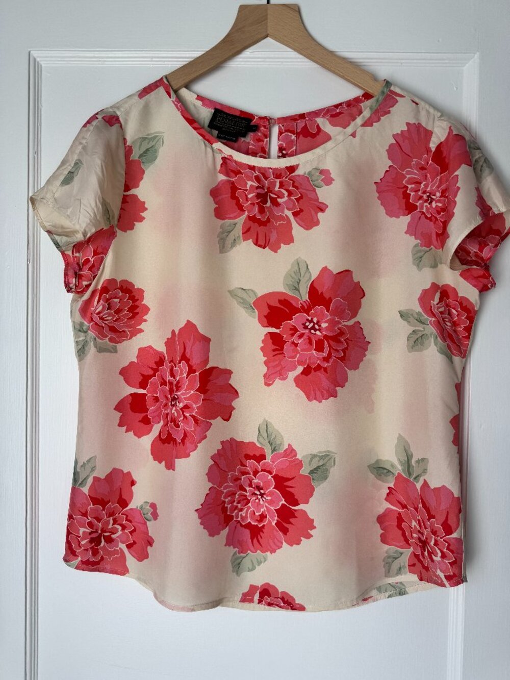 Pendleton 100% Silk Floral Blouse - M